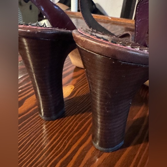 🎉 SALE 🎉Nine West Brown Sling  Back Pumps Sz 11 - Picture 4 of 9